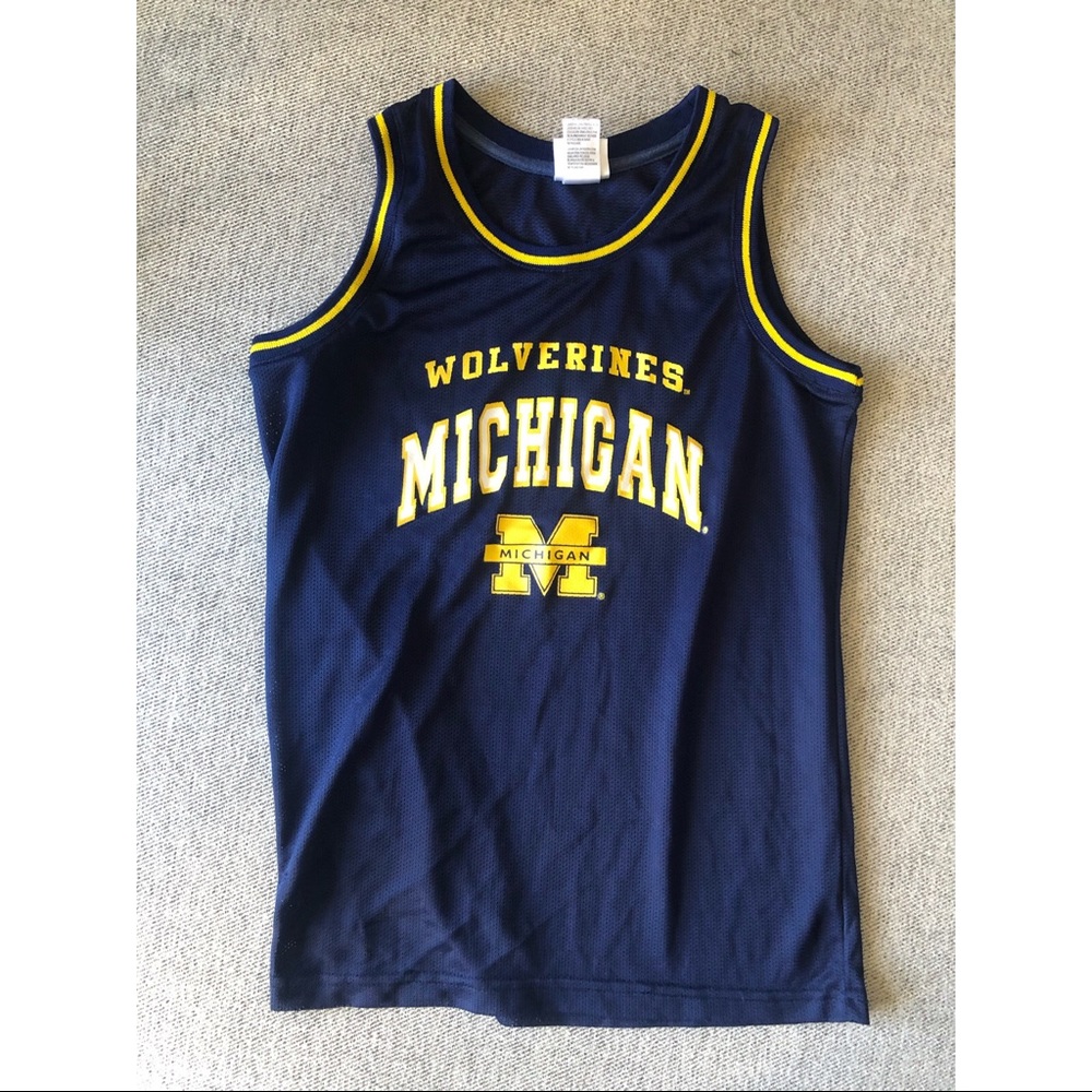 University of Michigan Wolverines jersey tank top